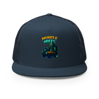 Muncle Mikes Hot Rod and Rat Rod Shirt Mayhem! Monster Rods! (038) Trucker Hat product mockup 2