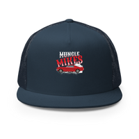 Smoking Hot Rod 1965 Mustang Fastback Trucker Hat product mockup 2