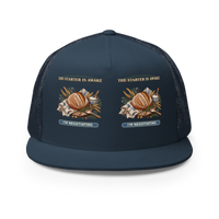 The Starter Is Awake Sourdough Trucker Hat product mockup 2