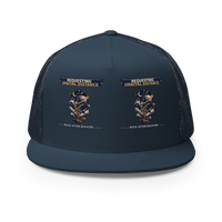 Requesting Orbital Distance Trucker Hat product mockup 2