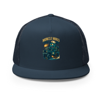 Muncle Mikes Hot Rod and Rat Rod Shirt Mayhem! Monster Rods! (041) Trucker Hat product mockup 2