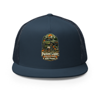 Packed Light Only 400 Pounds Trucker Hat product mockup 2