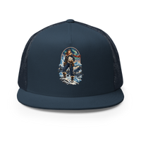 Vintage Aviation Pin-Up T-Shirt – Edition 19 Trucker Hat product mockup 2