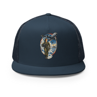 Vintage Aviation Pin-Up T-Shirt – Edition 02 Trucker Hat product mockup 2