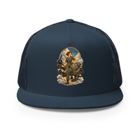 Vintage Aviation Pin-Up T-Shirt – Edition 16 Trucker Hat product mockup 2