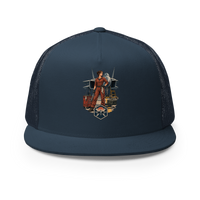 Vintage Aviation Pin-Up T-Shirt – Edition 28 Trucker Hat product mockup 2