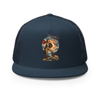 Vintage Aviation Pin-Up T-Shirt – Edition 35 Trucker Hat product mockup 2