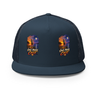 One More Cast Fishing Trucker Hat product mockup 2