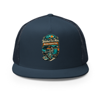 Walked Five Miles Moved Twenty Feet Trucker Hat product mockup 2