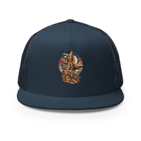 Vintage Aviation Pin-Up T-Shirt – Edition 40 Trucker Hat product mockup 2