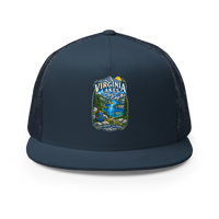 Virginia Lakes Trucker Hat product mockup 2