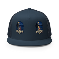 Wait for the Dip Fishing Trucker Hat product mockup 2