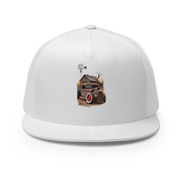 Rust and Thunder Rat Rod Pickup Trucker Hat product mockup