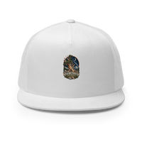 Ancient Bristlecone Pine Enamel Camping Mug – California Gift Trucker Hat product mockup