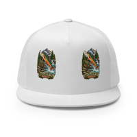 Backcountry Brook Trout Fishing Trucker Hat product mockup