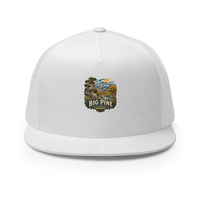 Big Pine California Enamel Trucker Hat product mockup