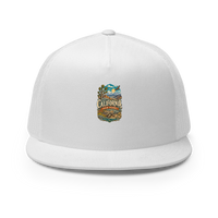 California High Desert Enamel Trucker Hat product mockup