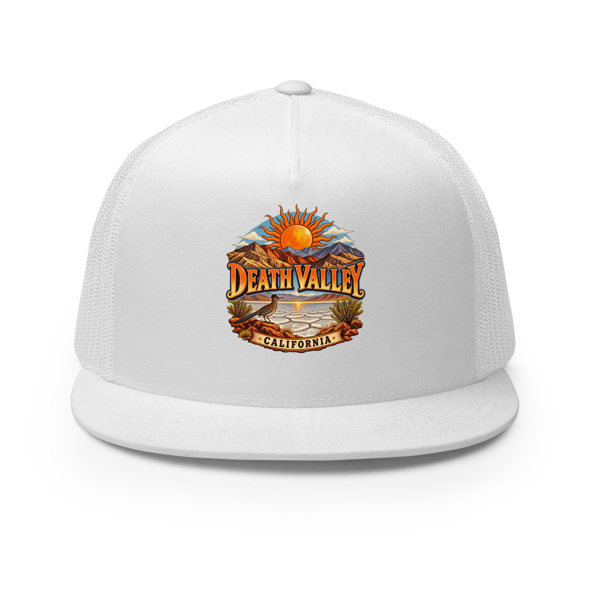 Death Valley California Trucker Hat product mockup