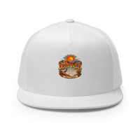Death Valley Enamel Trucker Hat product mockup