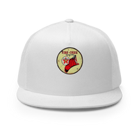 Fire Chief Vintage Gas and Oil T-Shirt — Muncle Mikes Trucker Hat product mockup