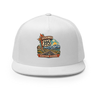 Highway 395 Eastern Sierra Trucker Hat product mockup
