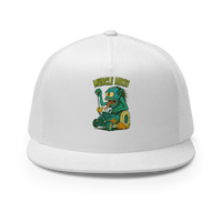 Hot Rods and Monsters 002 T-Shirt — Muncle Mikes Trucker Hat product mockup