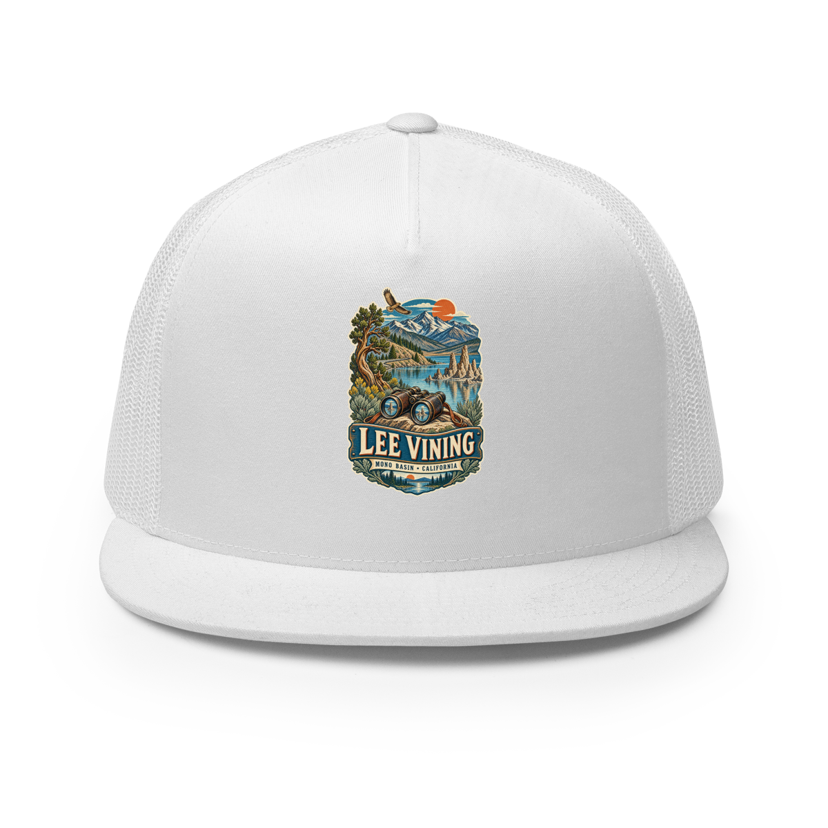 Lee Vining California Trucker Hat product mockup