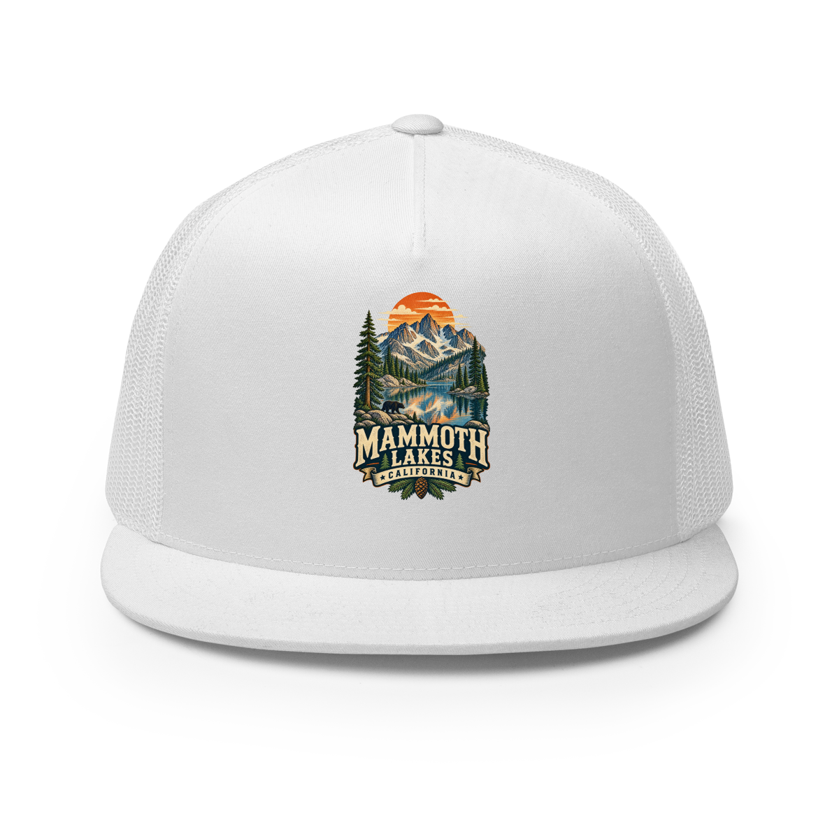 Mammoth Lakes Trucker Hat product mockup