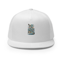 Mono Basin California Enamel Trucker Hat product mockup