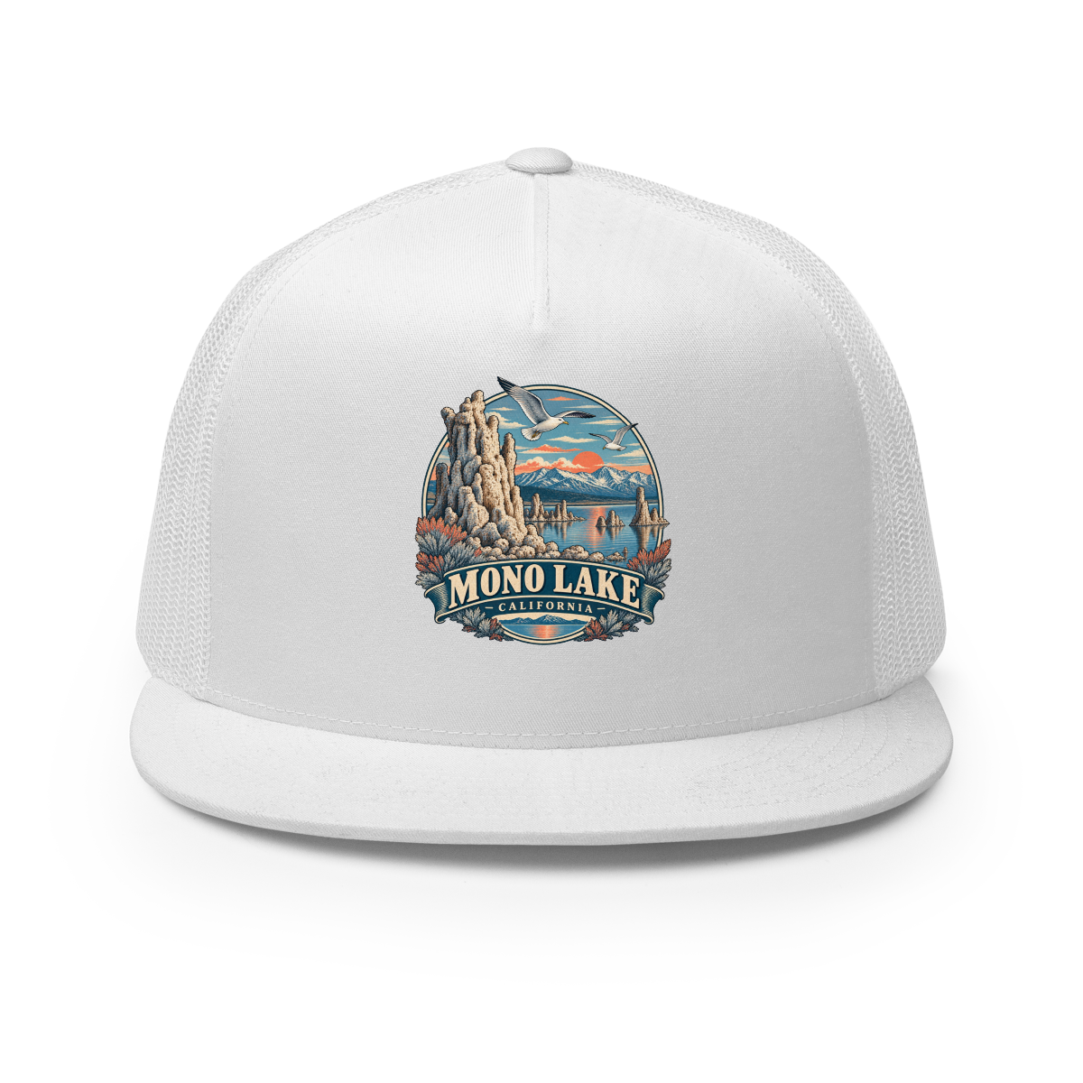Mono Lake Tufa Trucker Hat product mockup