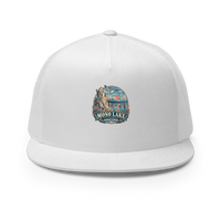 Mono Lake Tufa Enamel Trucker Hat product mockup
