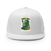 Monster Mugs 003 Hot Rod Coffee Mug — Muncle Mikes Trucker Hat product mockup