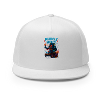 Muncle Mikes Hot Rod and Rat Rod Shirt Mayhem! Monster Rods! (032) Trucker Hat product mockup