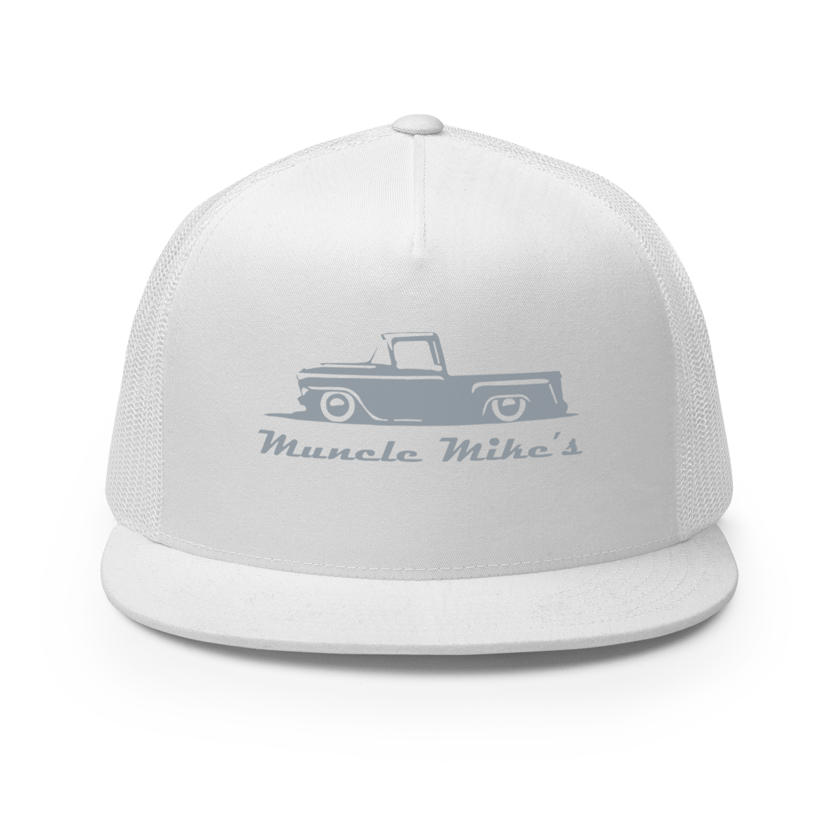 Muncle Mikes Hat: Hot Rod Hatter! Trucker Hat product mockup