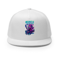 Muncle Mikes Hot Rod and Rat Rod Shirt Mayhem! Monster Rods! (005) Trucker Hat product mockup