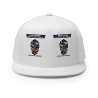 Requesting Orbital Distance Trucker Hat product mockup