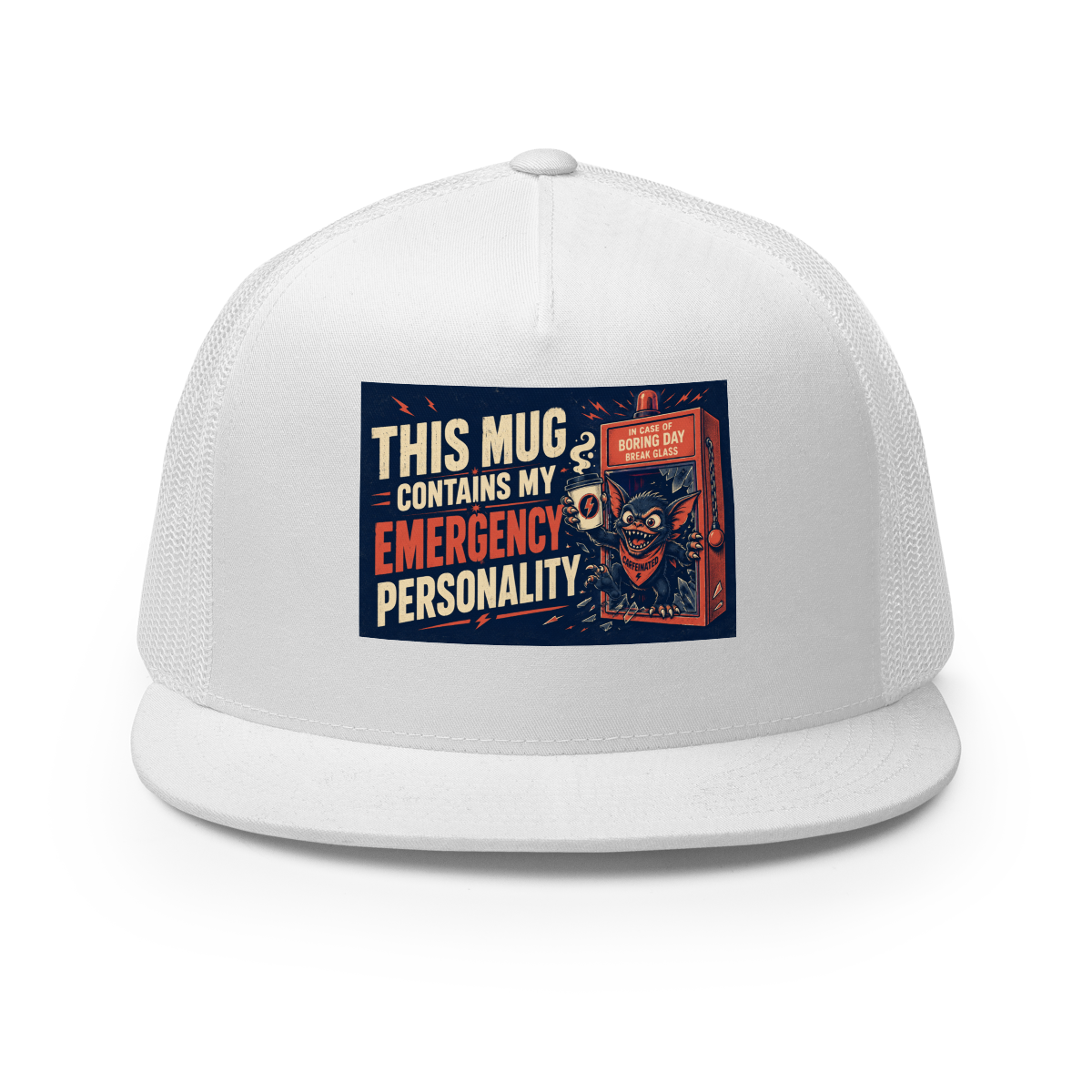 Retro Monster Trucker Hat product mockup