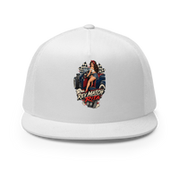 Rev Match Rita Hot Rod Trucker Hat product mockup