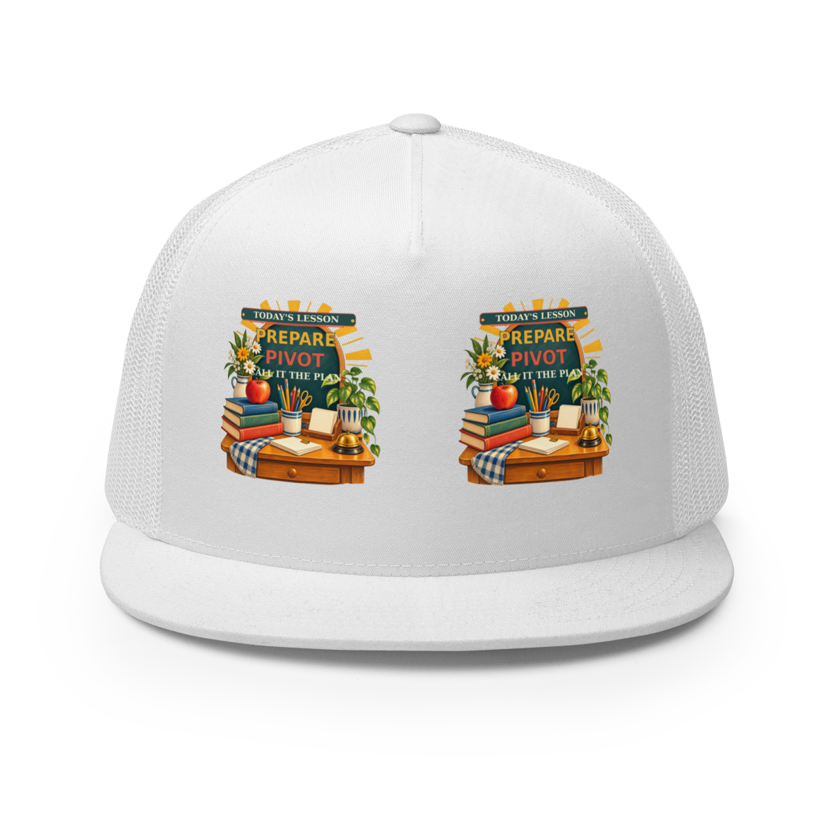 Today's Lesson Teacher Trucker Hat product mockup