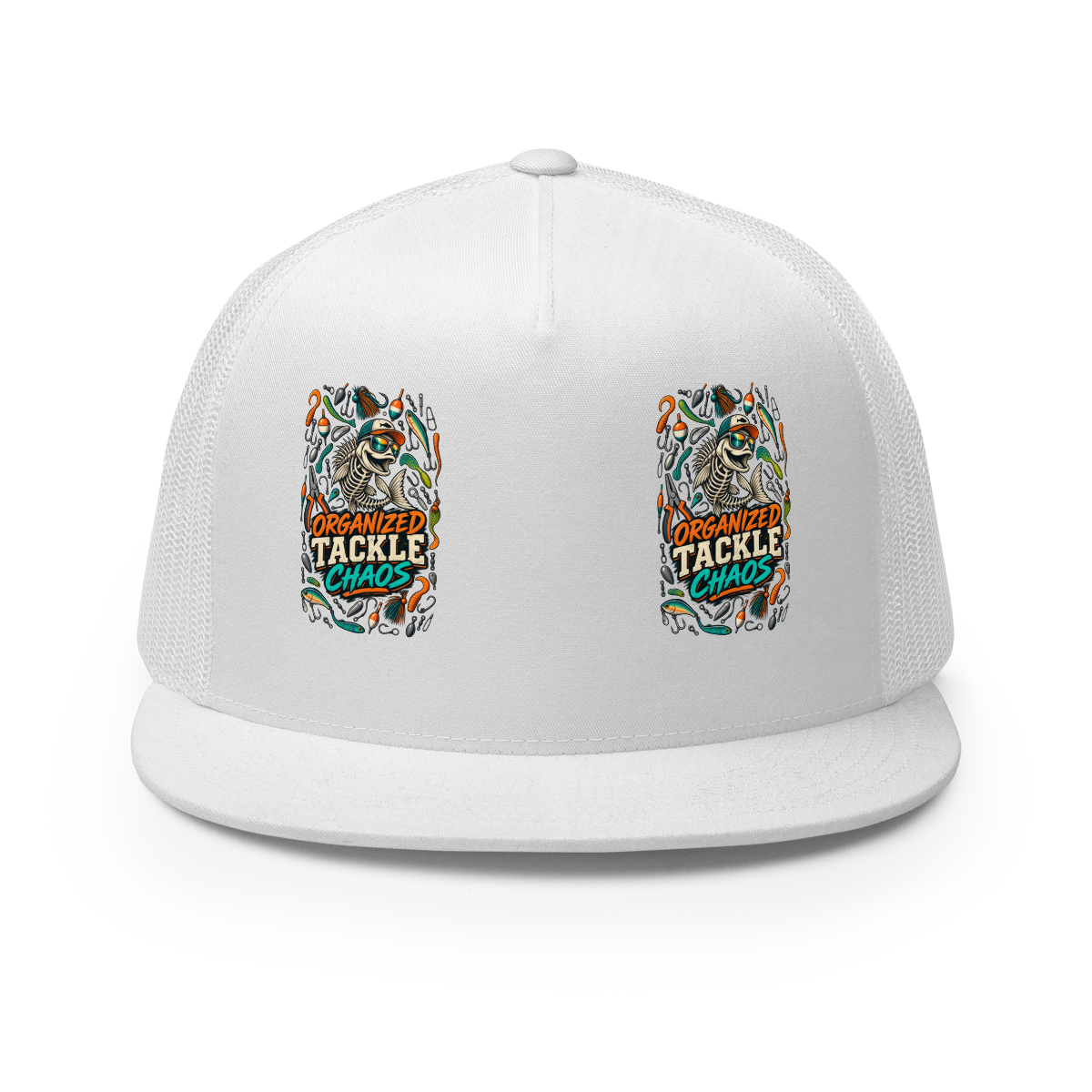 Organized Tackle Chaos Trucker Hat product mockup