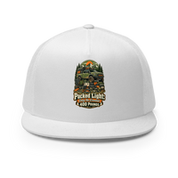 Packed Light Only 400 Pounds Trucker Hat product mockup