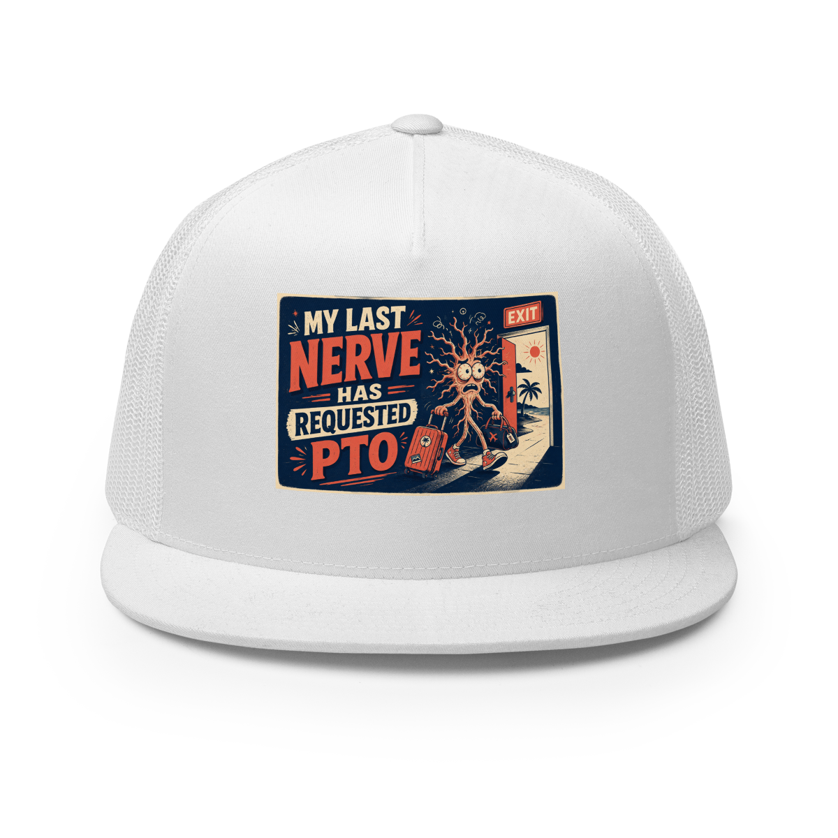 Vacation Mode Trucker Hat product mockup