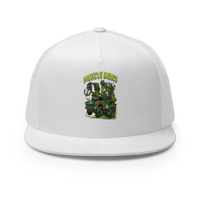Muncle Mikes Hot Rod and Rat Rod Shirt Mayhem! Monster Rods! (042) Trucker Hat product mockup