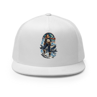Vintage Aviation Pin-Up T-Shirt – Edition 19 Trucker Hat product mockup