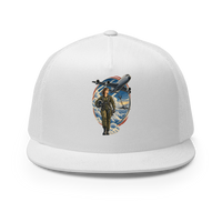 Vintage Aviation Pin-Up T-Shirt – Edition 02 Trucker Hat product mockup