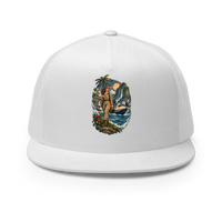 Vintage Aviation Pin-Up T-Shirt – Edition 12 Trucker Hat product mockup