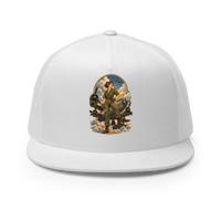 Vintage Aviation Pin-Up T-Shirt – Edition 16 Trucker Hat product mockup