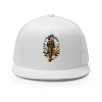 Vintage Aviation Pin-Up T-Shirt – Edition 33 Trucker Hat product mockup