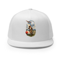 Vintage Aviation Pin-Up T-Shirt – Edition 36 Trucker Hat product mockup