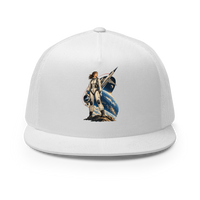 Vintage Aviation Pin-Up T-Shirt – Edition 41 Trucker Hat product mockup